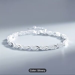 NEW Sterling Silver Charm Bracelet